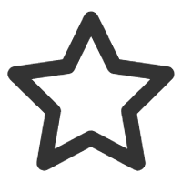 灰色星星图标