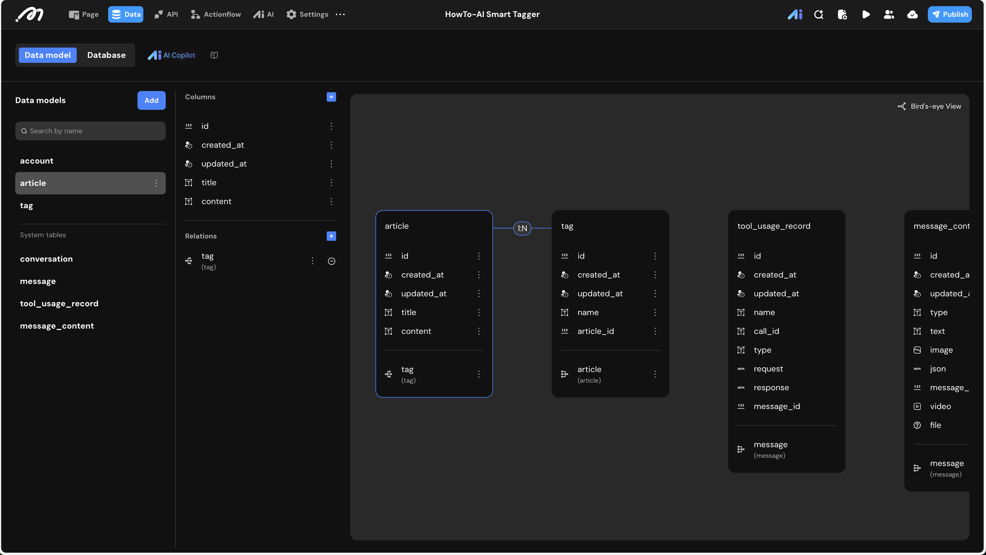 How to Build an AI Smart Tagger? | Momen Docs